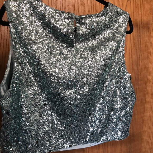 Plus Size NWT Topaz 2 Piece Prom or Formal Dress - Picture 3 of 5